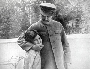 Svetlana Stalin and her Father